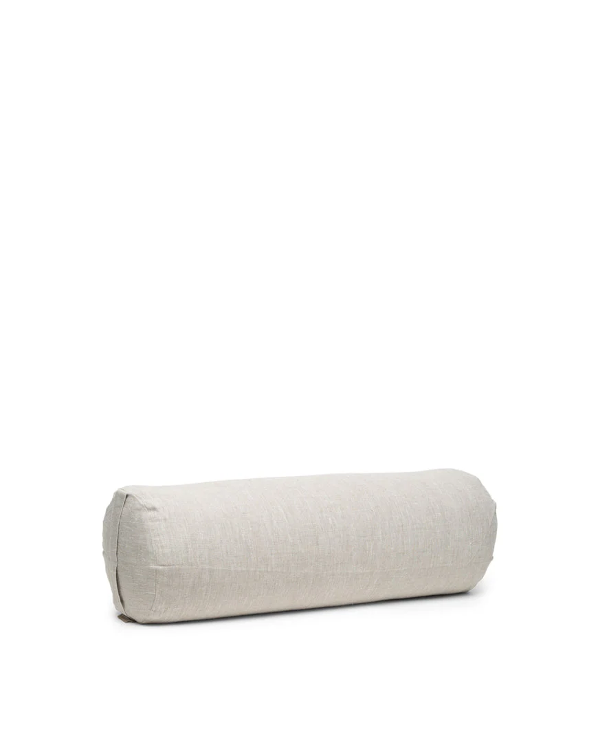 linen cylindrical bolster - Image 4
