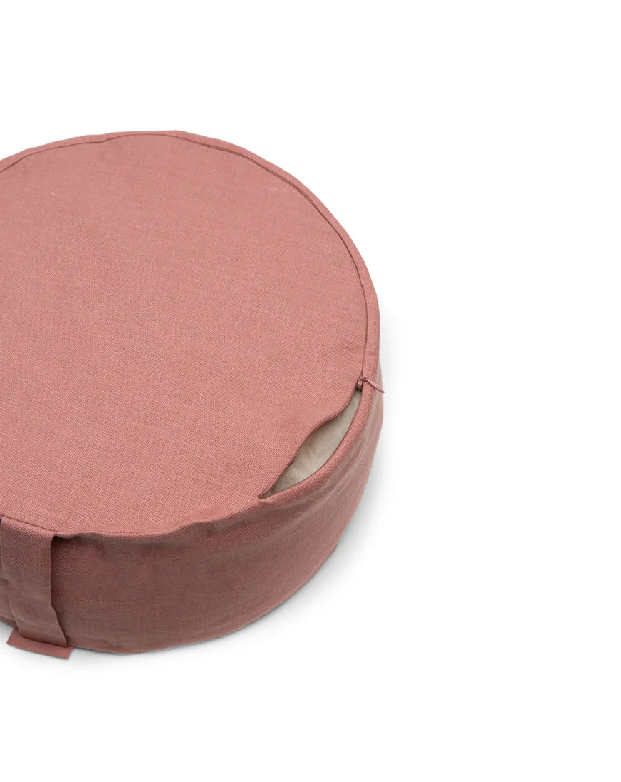 linen mod meditation cushion - Image 3