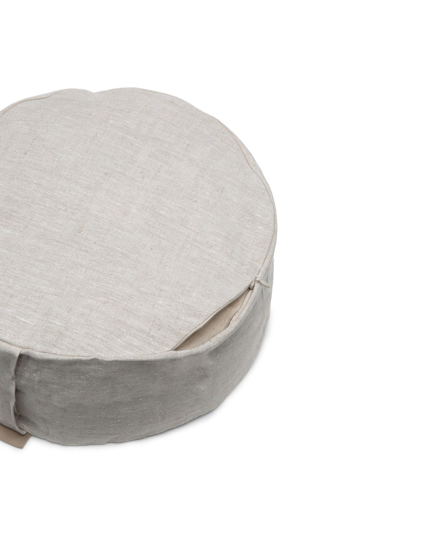linen mod meditation cushion - Image 4