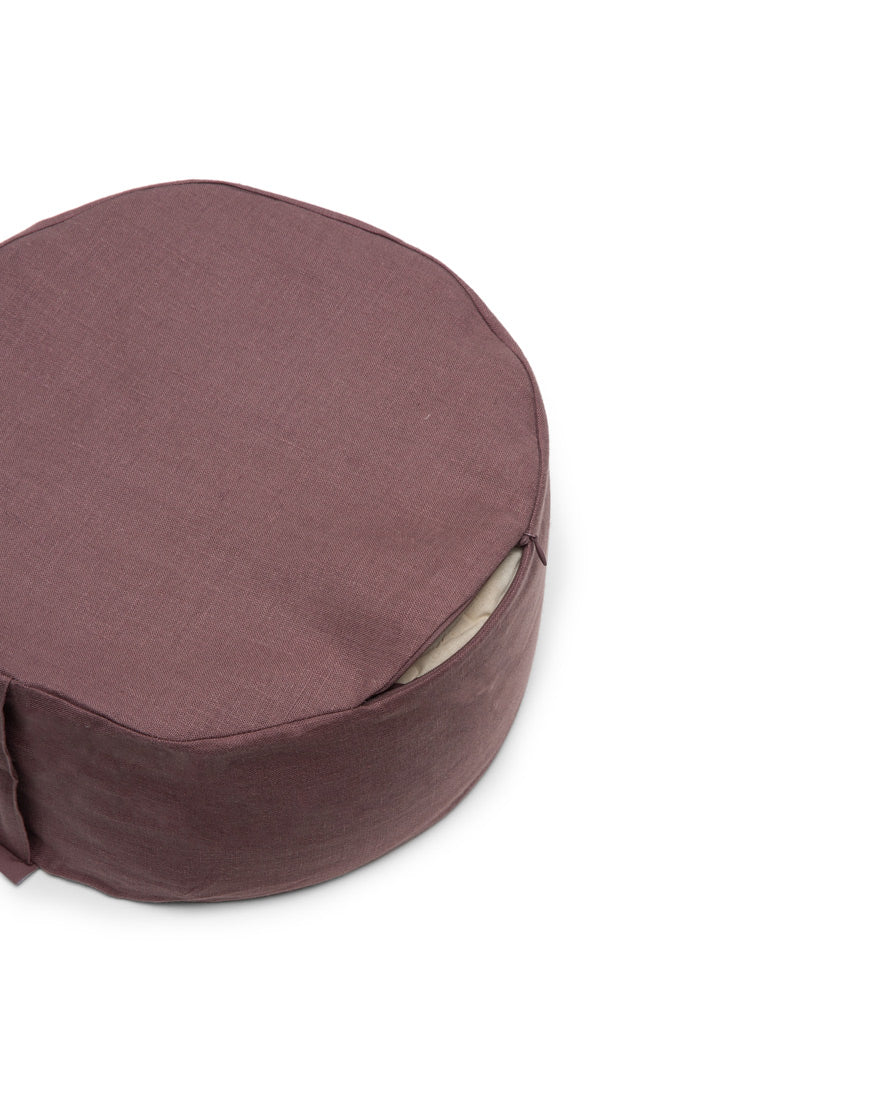 linen mod meditation cushion - Image 6