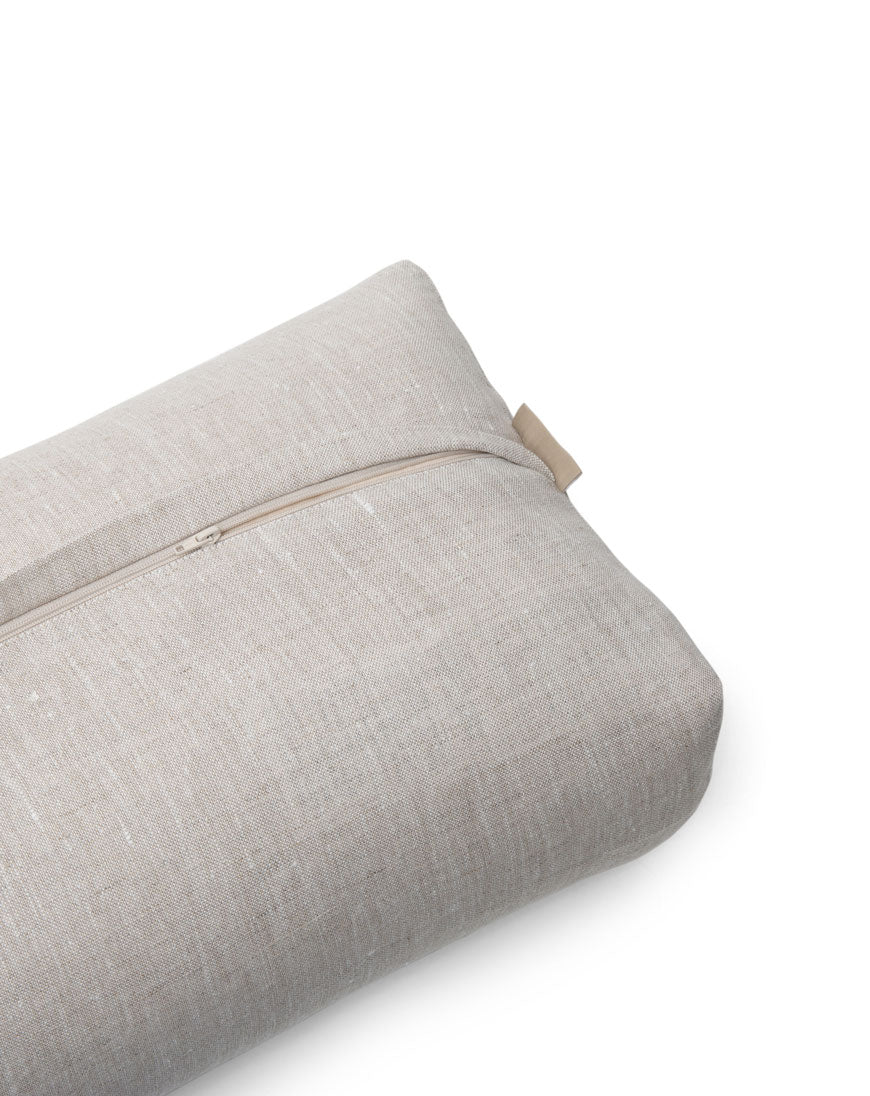 linen rectangular bolster cover - Image 3