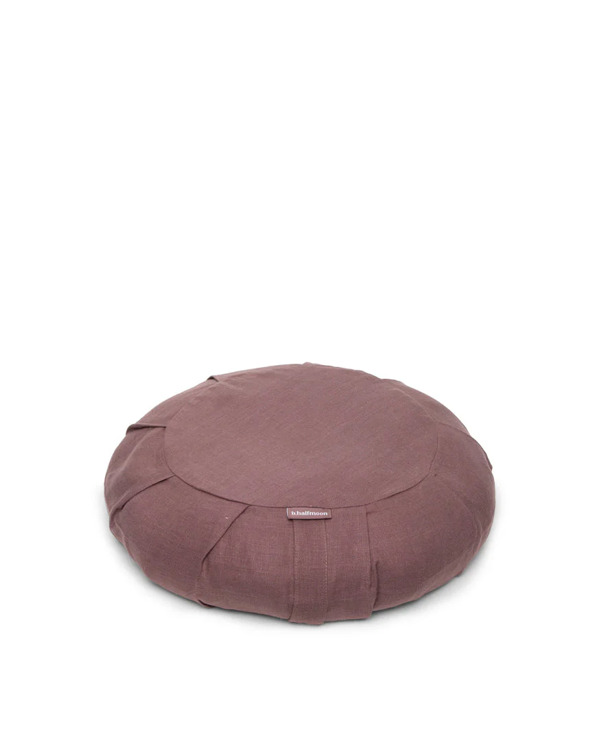 linen round meditation cushion cover - Image 9